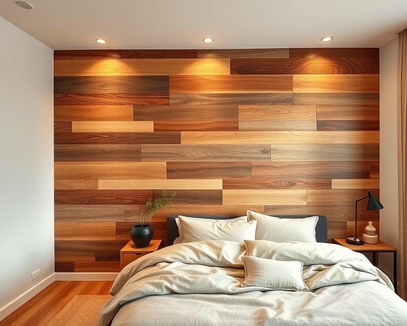 Pomysły na drewnianą ścianę w sypialni 2023: inspiracje i aranżacje