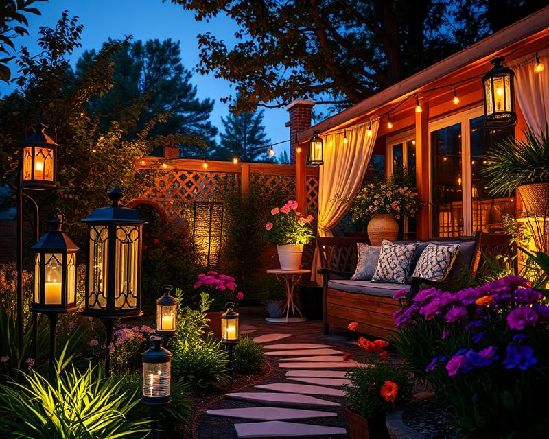 Pomysły na oświetlenie ogrodu i aranżacje: inspiracje i trendy