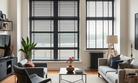 Wszechstronne czarne żaluzje drewniane do różnych stylów wnętrz