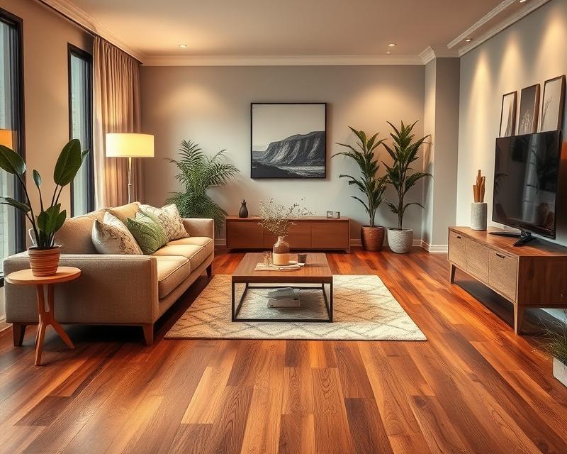 Drewniana podłoga w salonie: trwałość, styl i aranżacja