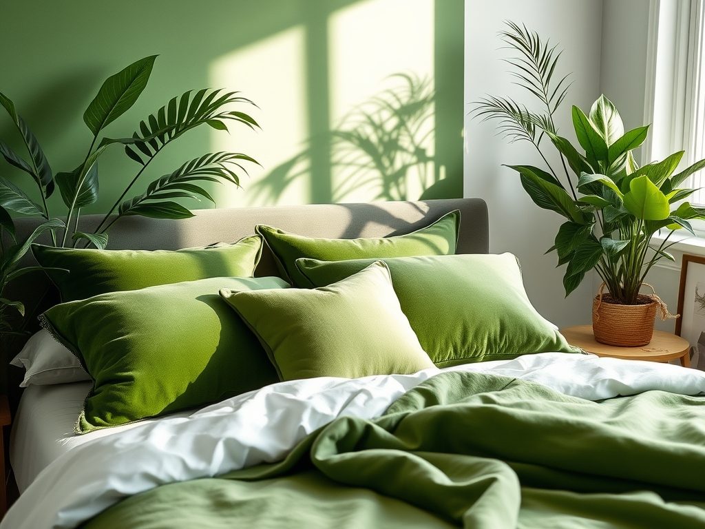 Zielona sypialnia: jak dobrać odcień zieleni i stworzyć harmonijną aranżację
