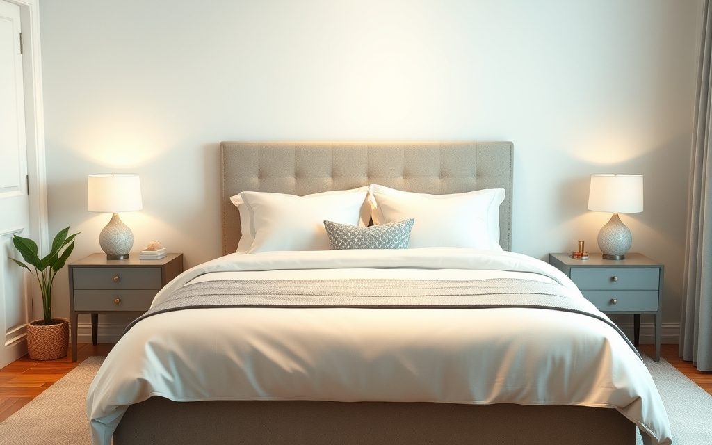 Ergonomia w sypialni: jak ustawić łóżko i zachować optymalne odległości dla komfortu i swobody ruchu