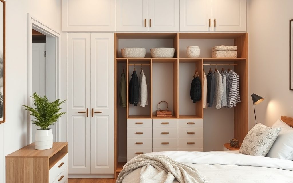 Mała sypialnia z szafą: jak zaplanować funkcjonalną i przestronną aranżację krok po kroku