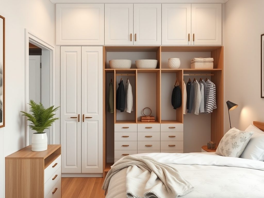 Mała sypialnia z szafą: jak zaplanować funkcjonalną i przestronną aranżację krok po kroku