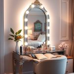 Sypialnia z toaletką: jak urządzić funkcjonalny i stylowy kącik pielęgnacyjny z odpowiednim oświetleniem