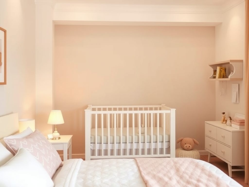 Sypialnia z łóżeczkiem niemowlaka: jak ustawić meble, by zapewnić bezpieczeństwo i wygodę całej rodziny