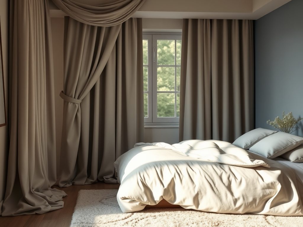 Jak wyciszyć sypialnię tekstyliami: zasłony, dywany i narzuty poprawiające komfort snu