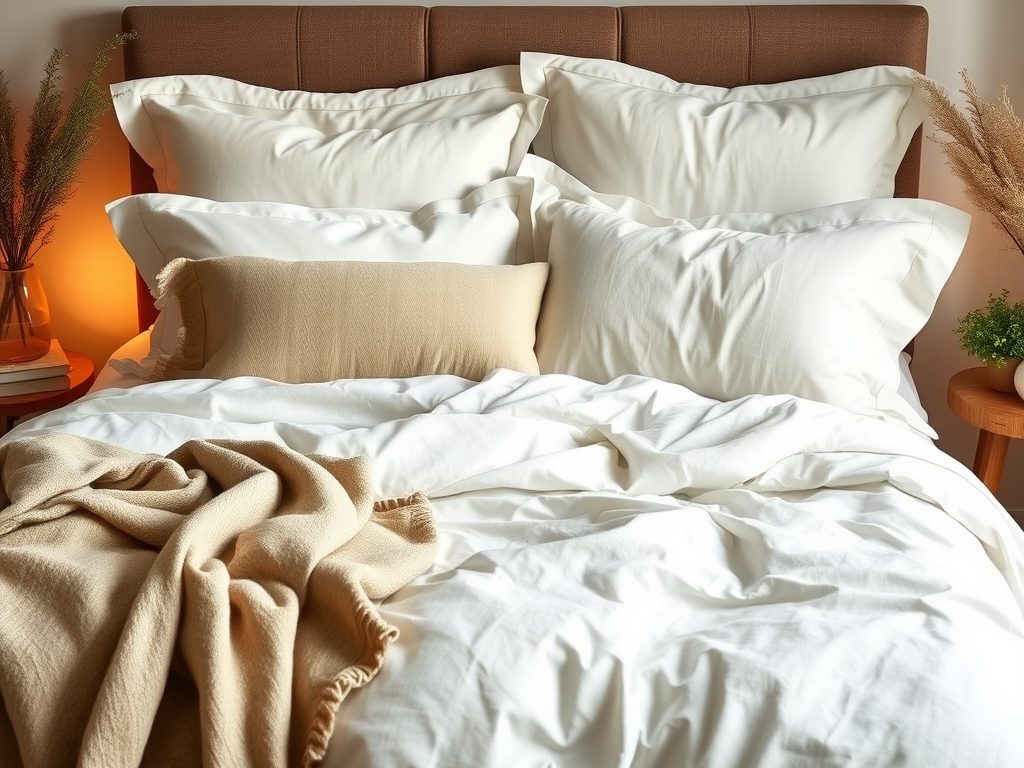 Pościel do sypialni: jak wybrać materiał i rozmiar dla komfortowego snu przez cały rok