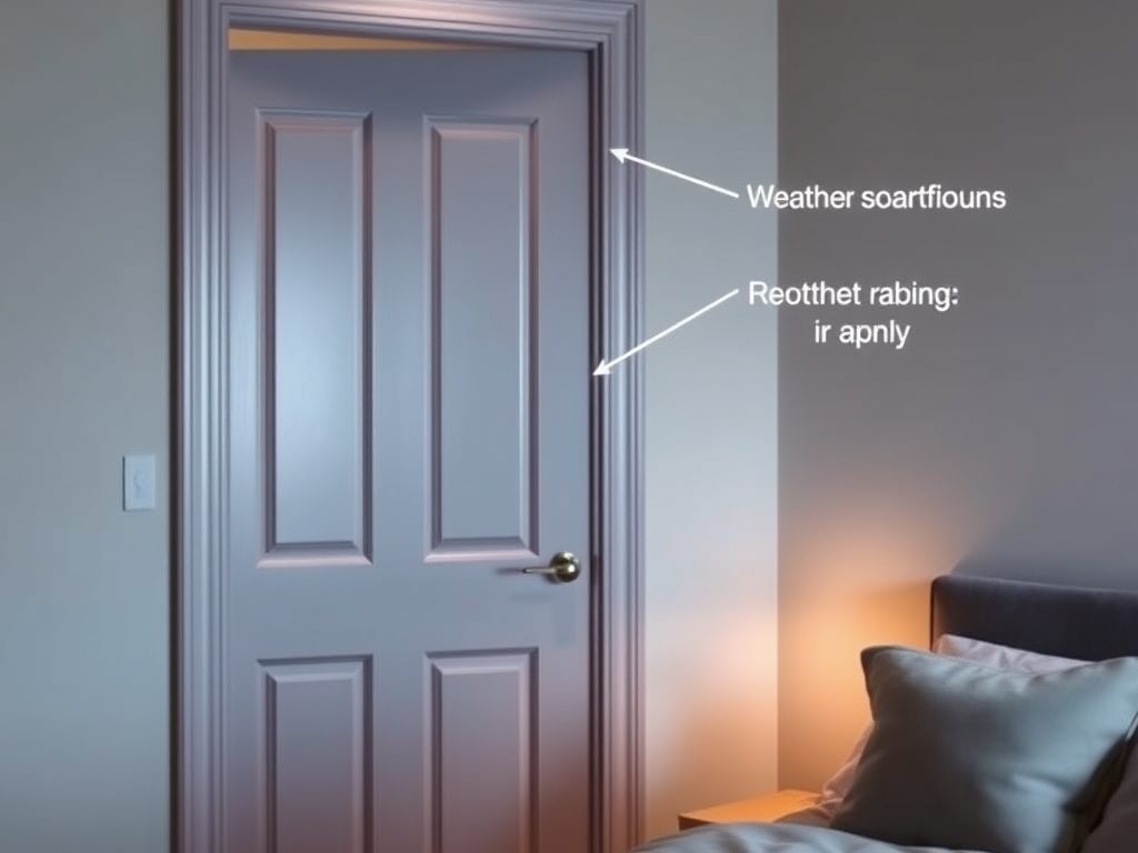Wyciszenie drzwi sypialni krok po kroku: skuteczne metody bez wymiany skrzydła