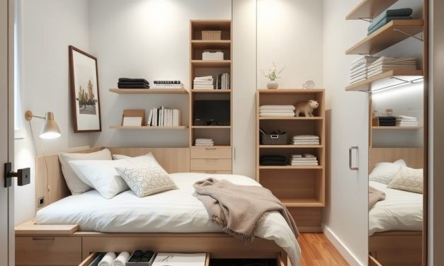 Mała sypialnia i przechowywanie: praktyczne triki na maksymalne wykorzystanie przestrzeni bez ciężkich mebli