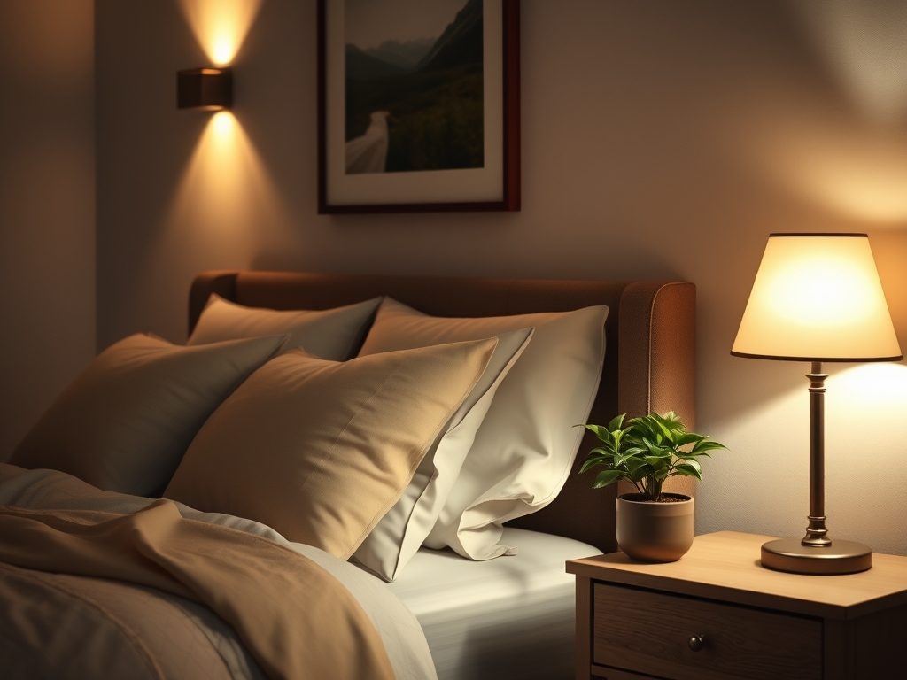 Sypialnia z oświetleniem nastrojowym: jak rozmieszczać lampy, by stworzyć przytulną atmosferę